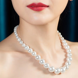 8-14MM Swarovski Pearl Necklace (SWPN011)