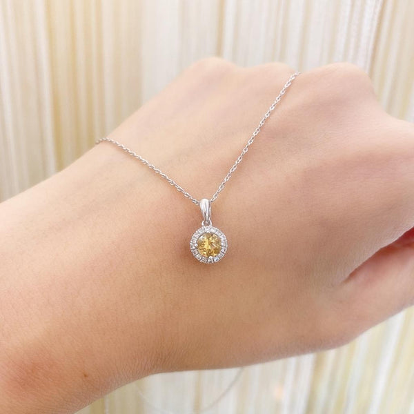 Citrine Necklace (NL002)